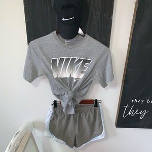 Bundle of two. Grey Nike shirt and Nike shorts